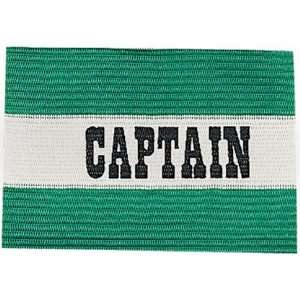   Champion Sports Soccer Captain Armbands GREEN ADULT