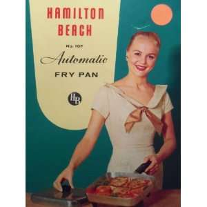    Hamilton Beach No. 10F Frying Pan Recipe Book VARIOUS Books