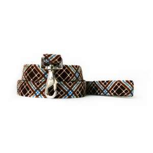  Chestnut Plaid Dog Leash