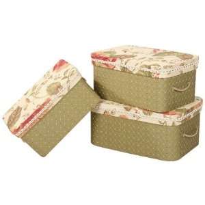  Brianza Storage Box with Handles and Braid and Cord Set of 
