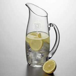  USNA Glass Pitcher by Simon Pearce