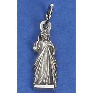 Divine Mercy Jesus charm medal