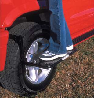The HitchMate TireStep in use