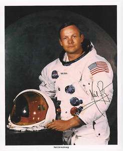 Neil Armstrong Signed Preprint NASA Astronaut  