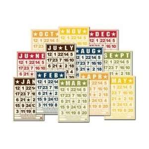  Mini Bingo Calendar Cards 2.5X3.5 12/Pkg Arts, Crafts 