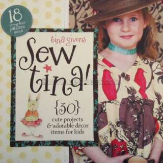 SEW TINA PATTERNS & Book   30 Cute projects and adorable decor items 
