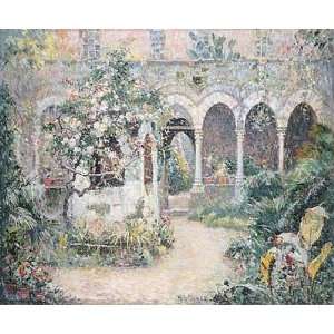  Artists Courtyard by George Loftus Noyes. Size 0 inches 