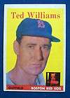 1958 Topps #1 Red Sox Hall of Famer Ted Williams EX con