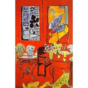 FRAMED oil paintings   Henri Matisse   24 x 36 inches   Large Red 