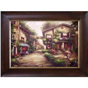 Artmasters Collection PA88715 40G The Village II Framed Oil Painting