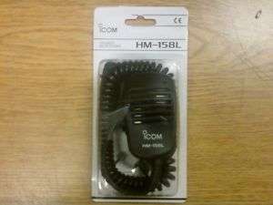 ICOM HAND SPEAKER MICROPHONE HM 158L IC V8 T3G F3G V82  