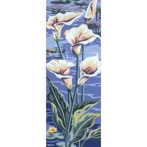  LES ARUMS CALLA LILIES NEEDLEPOINT CANVAS Arts, Crafts 