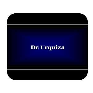    Personalized Name Gift   De Urquiza Mouse Pad 