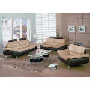    VG 097 Bali   Contemporary Leather Sofa Set