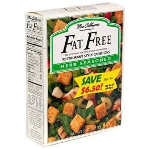 Mrs Cubbisons Fat Free Herb Seasoned Croutons   12 Pack