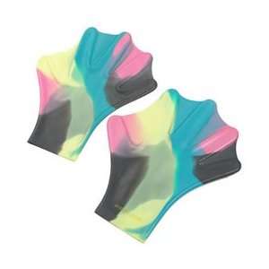  Hydro Tone Webbed Workout Gloves Swim Paddles & Gloves 