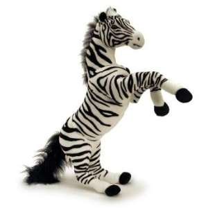   28 Jumping Plush Zebra With Sound   World Safari Toys & Games