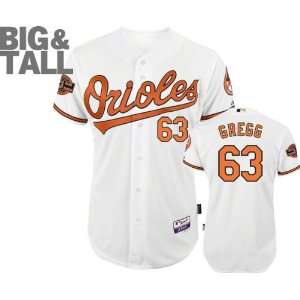  Kevin Gregg Jersey Big & Tall Majestic Home White 