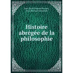   la philosophie Jean Herman Schneider Jean Henri Samuel Formey Books