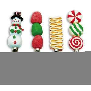  Set of 4 North Pole Candy Factory Spreaders Kitchen 
