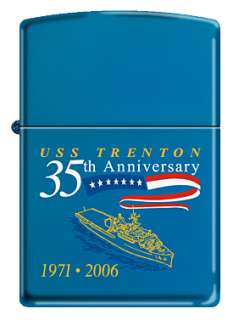 USS Trenton (LPD 14) Zippo MIB 35th Anniversary SAP  