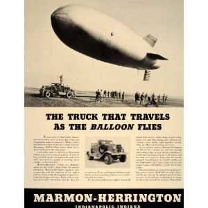  1941 Ad Marmon Herrington Army Observation Balloon WWII 