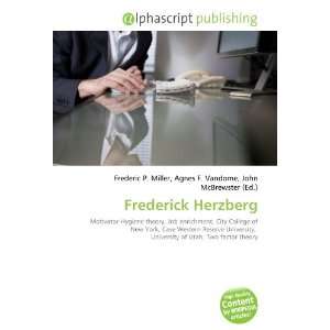  Frederick Herzberg (9786134120203) Frederic P. Miller 