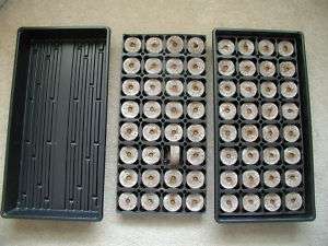 SEED STARTING 64 (50MM) JIFFY PEAT PELLETS WITH TRAYS  