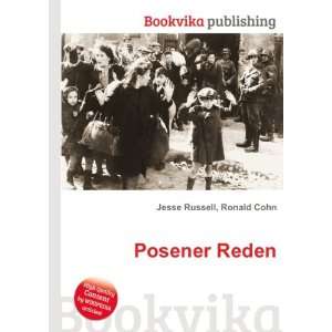  Posener Reden Ronald Cohn Jesse Russell Books