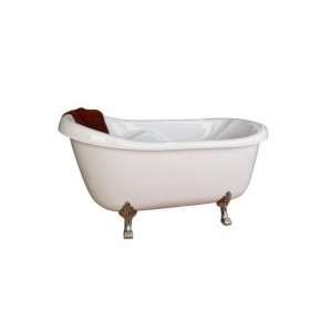  Barclay Acrylic 67 Slipper Tub with Lion Paw Feet without 