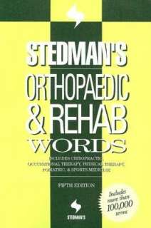   Therapy Words by Stedmans, Lippincott Williams & Wilkins  Paperback