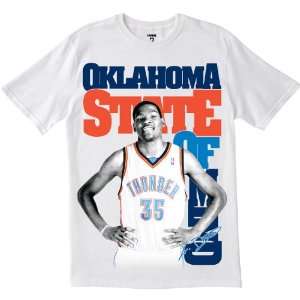 Unk Oklahoma City Thunder Kevin Durant State Of Mind T Shirt Medium 