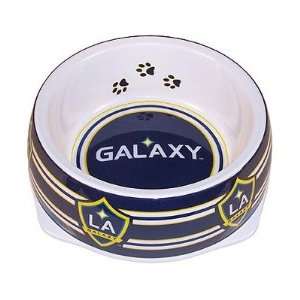  MLS Dog Bowl Team LA Galaxy, Size Small (3 H x 9 W x 9 