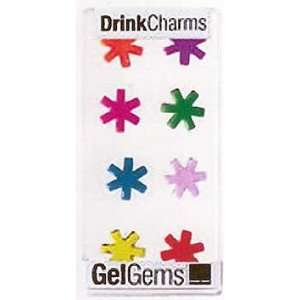  Asterisks GelGems Drink Charms