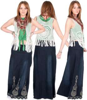   Skirt   Embroidered Maxi Womens US 10, 12, 14, 16, 18, 20 (22)  