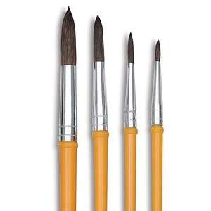  Crayola Camel Hair Watercolor Brushes   9/16, Round, Size 