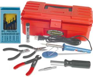 Tattoo Supplies Machine Repair Tools and Needle Solder Kit with Box 