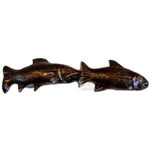   681582, Pull, Fish Pair Pull   Bronzed Black,