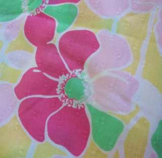 Lilly Pulitzer Fabric PINK FLORA BABY 2 Yds Free Shipp  