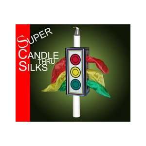  SUPER Candle Through Silks w/ Silks Magic Tricks Sets 