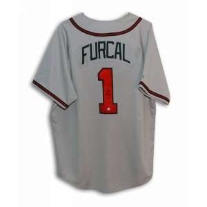  Rafael Furcal Atlanta Braves Autographed Grey Jersey 