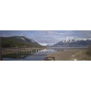  Bridge across a Lake, Atlin Lake, Atlin, British Columbia 