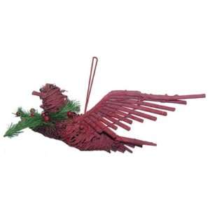  Red Twig Bird Ornament Case Pack 72