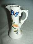 vintage ansley 4 mini pitcher ewer cottage garden pattern exc