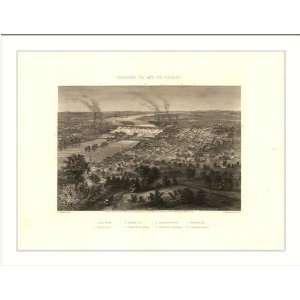  Historic Richmond, Virginia, c. 1863 (L) Panoramic Map 