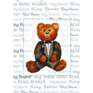  Teddy Bear Ring Bearer Invitations Card Health & Personal 
