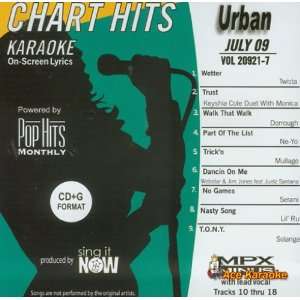  Pop Hits Monthly Urban   July 2009 Karaoke CDG Everything 