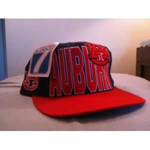  Auburn University Vintage Block Logo Snapback Hat 