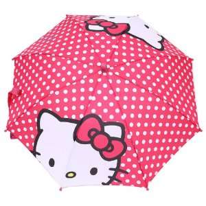  Hello Kitty Sanrio Kid Size Umbrella   Polka Dots w/ Kitty 