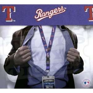  Texas Rangers MLB Lanyard Key Chain and Ticket Holder 